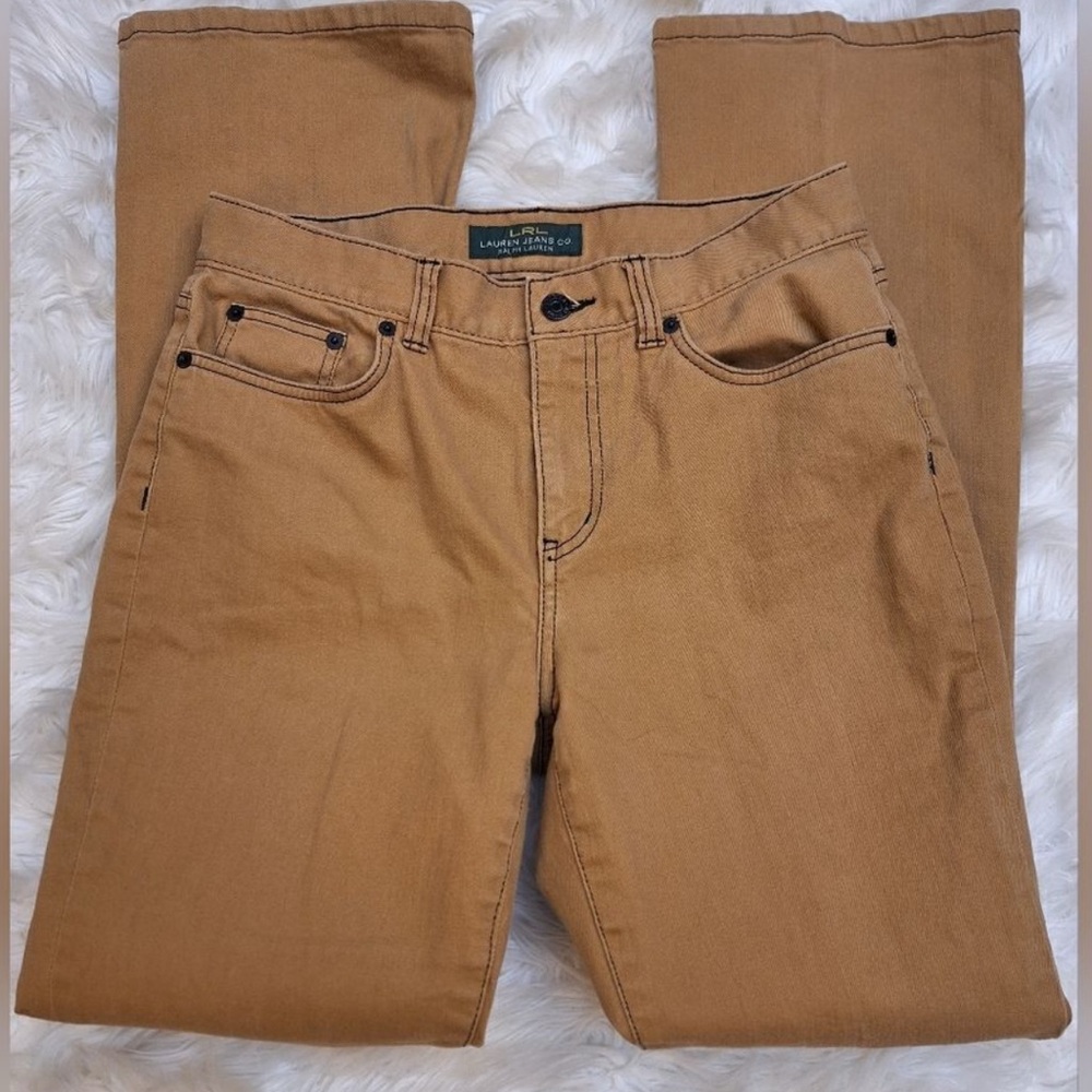 Lauren Ralph Lauren women's classic bootcut khaki pants - Picture 5 of 5